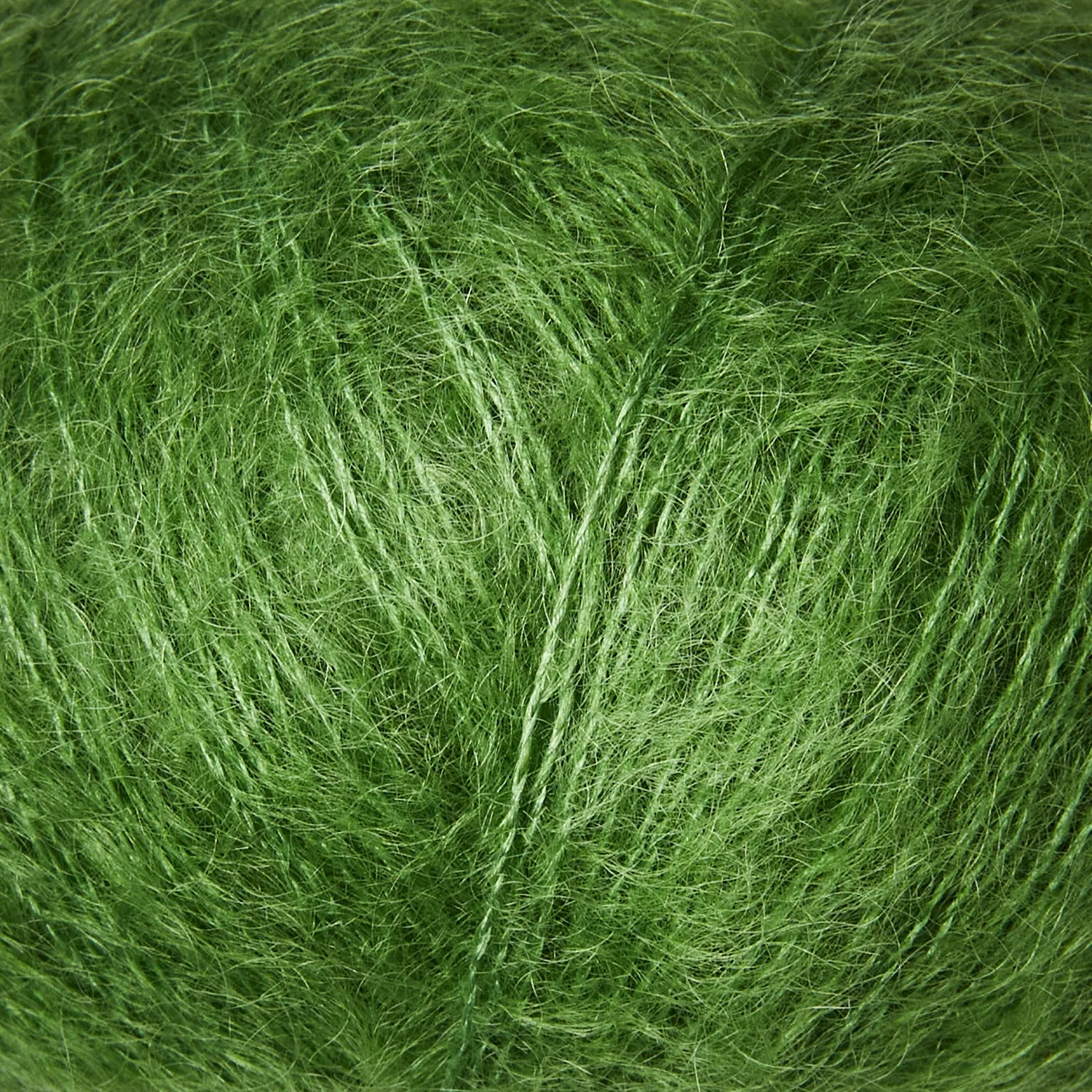Knitting for Olive Soft Silk Mohair Wolle Clover Green Mohair-Seide