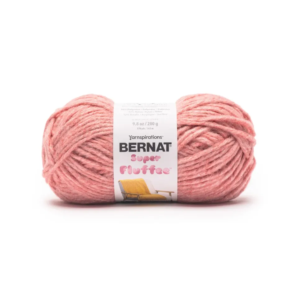 Bernat Super Fluffee Wolle 280g Coral super bulky Flauschgarn