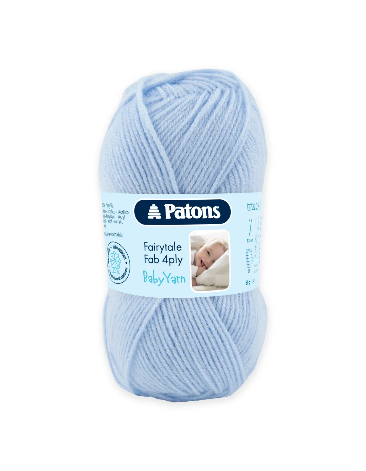 Patons Fairytale Fab 4 Ply Babygarn 50g weich