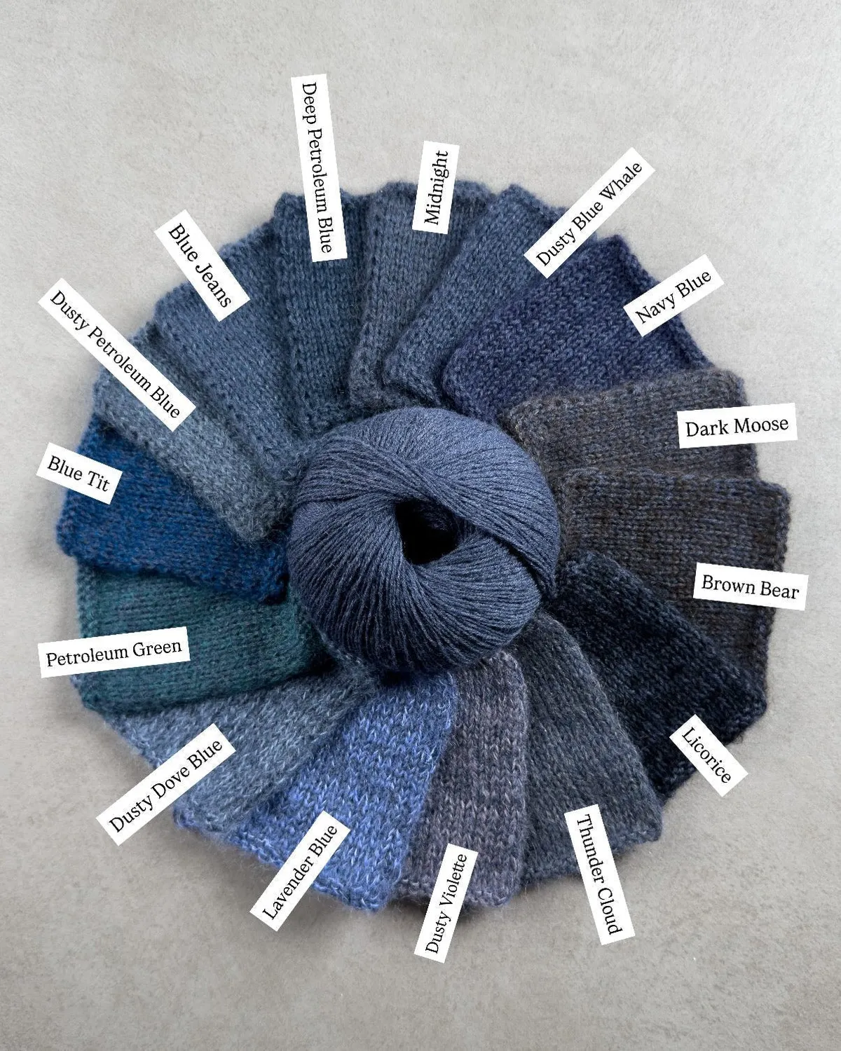 Knitting for Olive Merino Wolle Blue Whale 50g dunkelblau