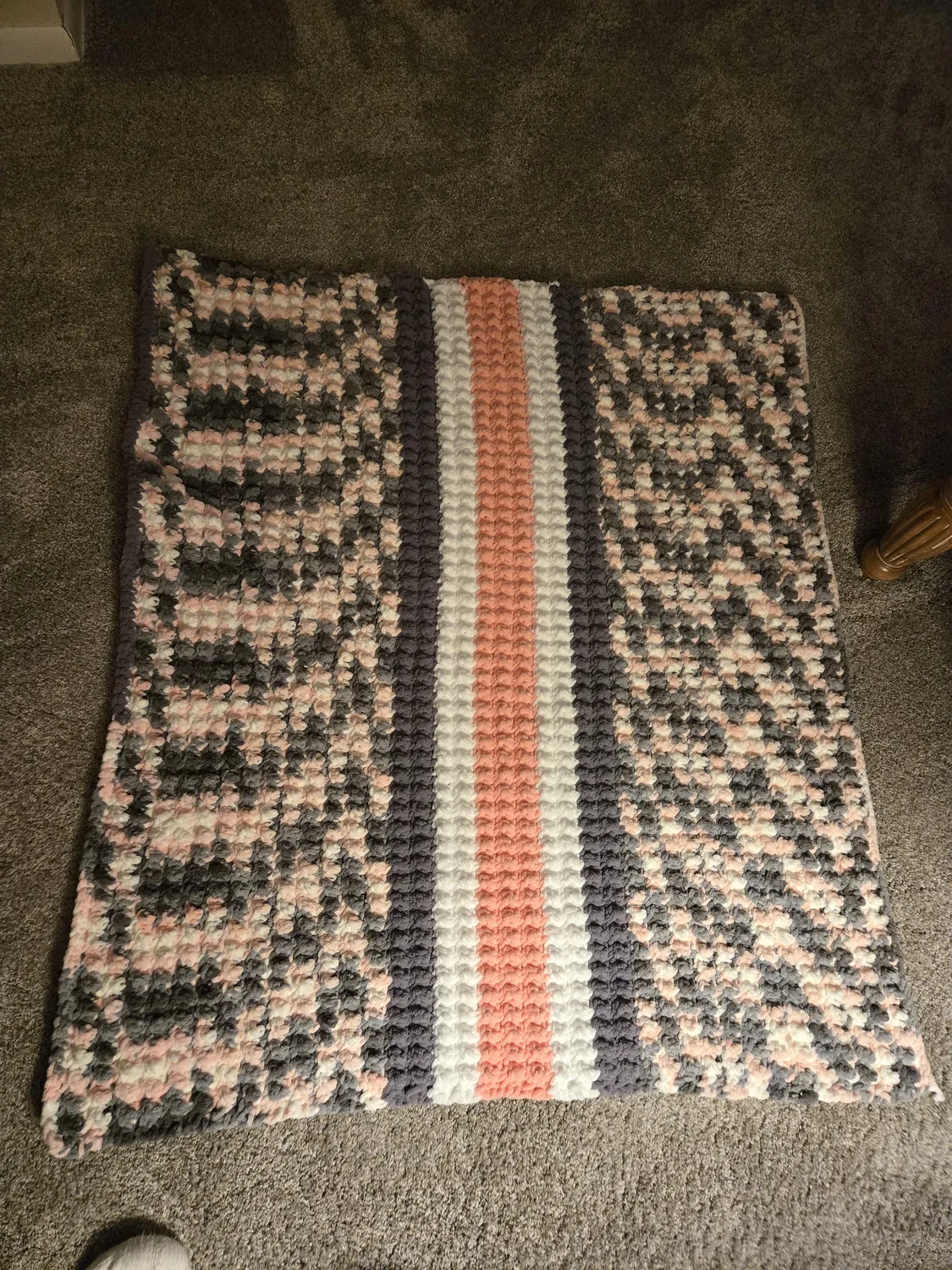 Bernat Blanket Ethereal Stripes Chenillegarn 300g gesprenkelt