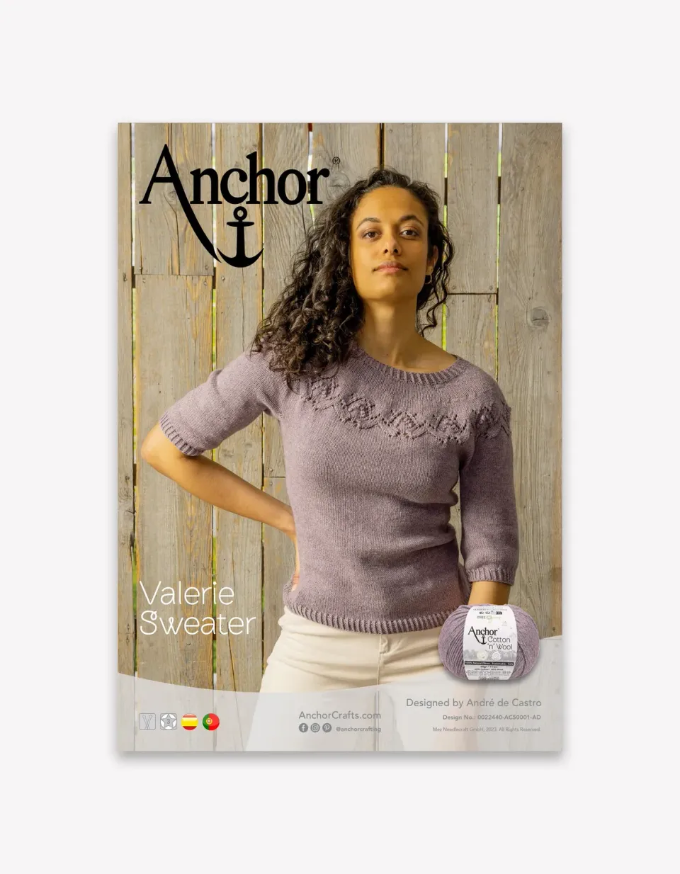 Anchor Cotton Wool Valerie Pullover Strickanleitung