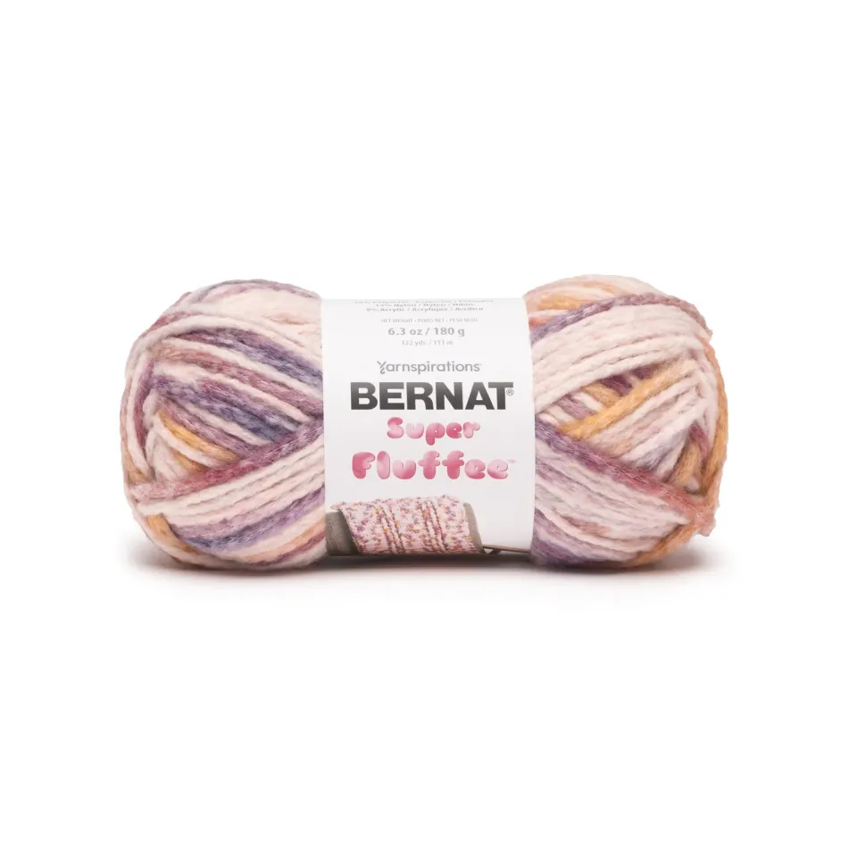 Bernat Super Fluffee Wolle Greenery 180g Flausch