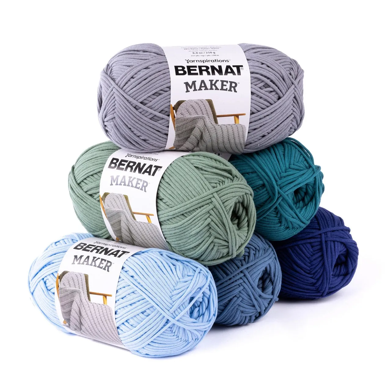 Bernat Maker Box Garnset Make it Toasty weiches Baumwollgarn