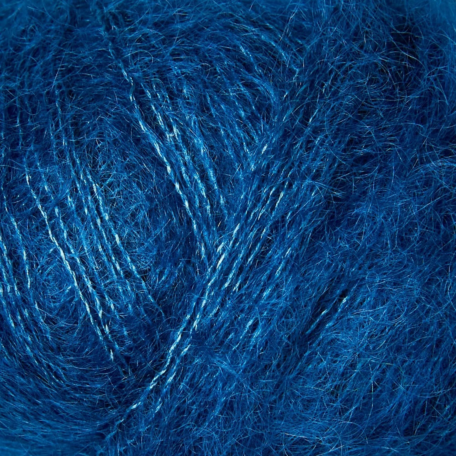 Knitting for Olive Soft Silk Mohair Blue Tit 25 g Blau Flausch