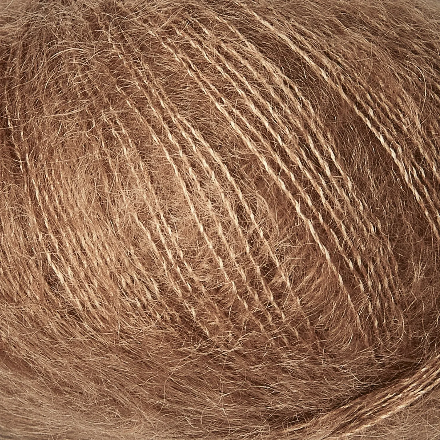 Knitting for Olive Soft Silk Mohair Mohairwolle Brown Nougat