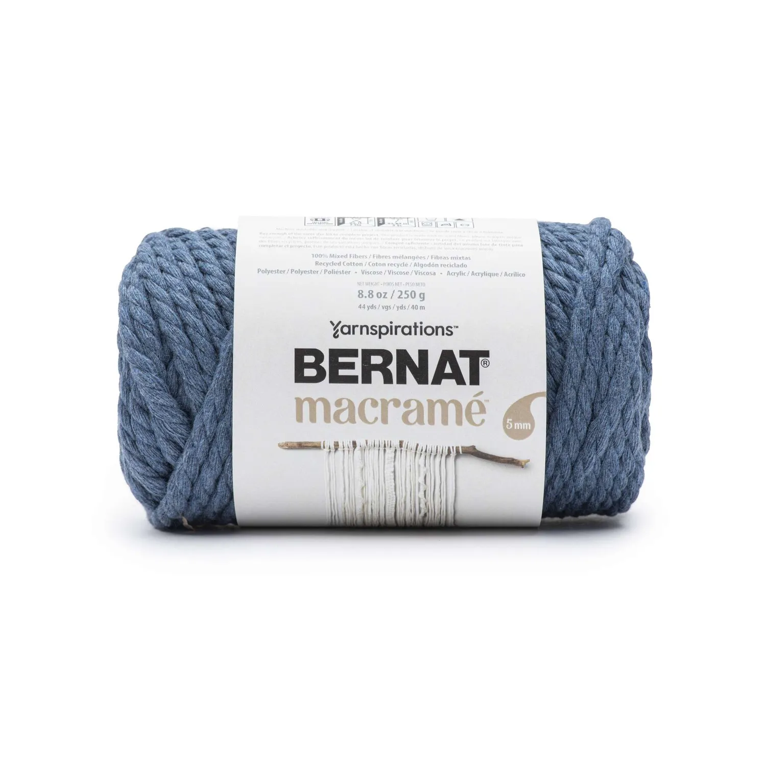 Bernat Macrame Makrameegarn Baumwollkordel Recycling