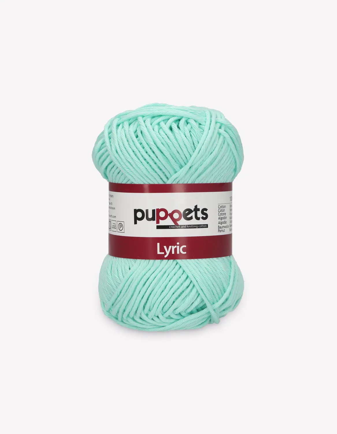 Anchor Puppets Lyric Häkelgarn Baumwolle 50g Stärke 8