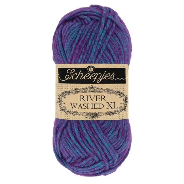 Scheepjes River Washed XL 989 Yarra Garn 1x50g Baumwollmix