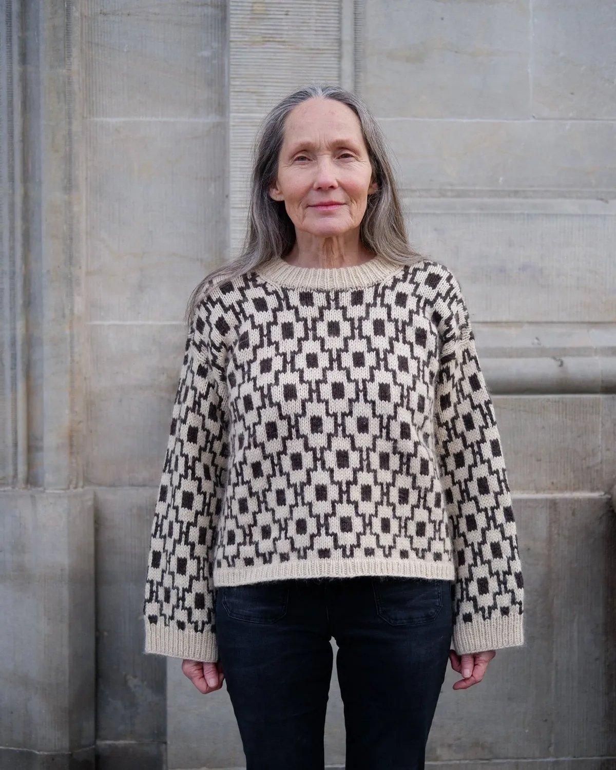 Knitting for Olive Mosaic Sweater Strickanleitung Fair Isle