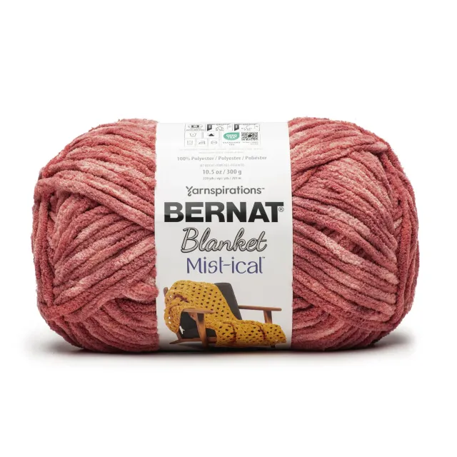 Bernat Blanket Mist-ical Chenillegarn 300g Marmor-Effekt