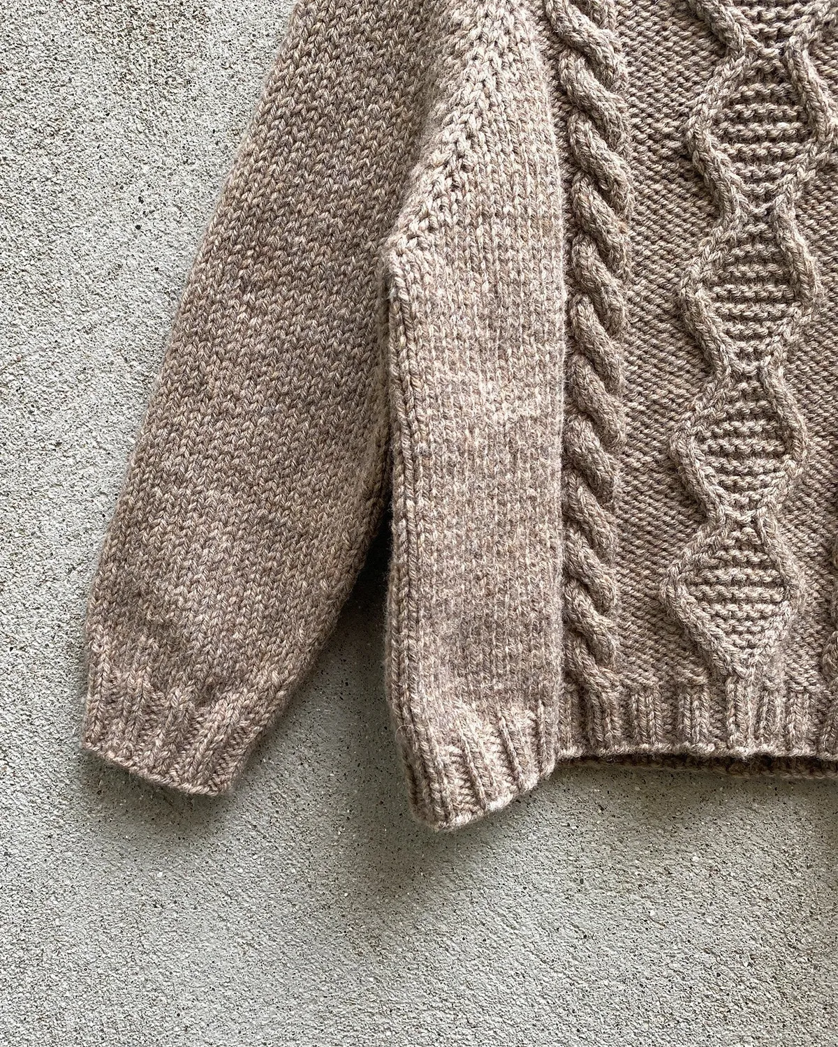 Knitting for Olive North Sea Sweater Strickanleitung