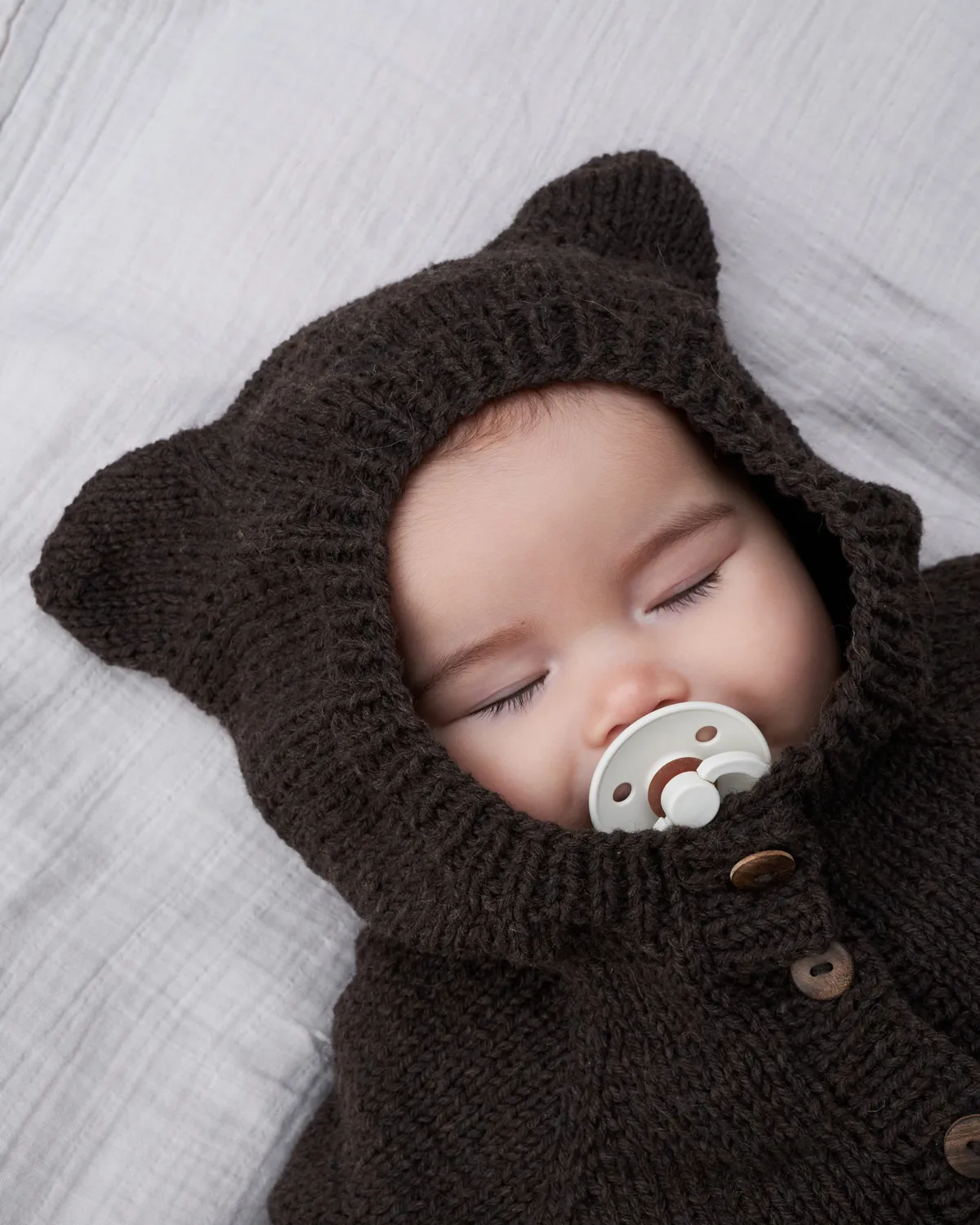 Knitting for Olive Baby Bear Suit Strickanleitung Overall mit Ohren