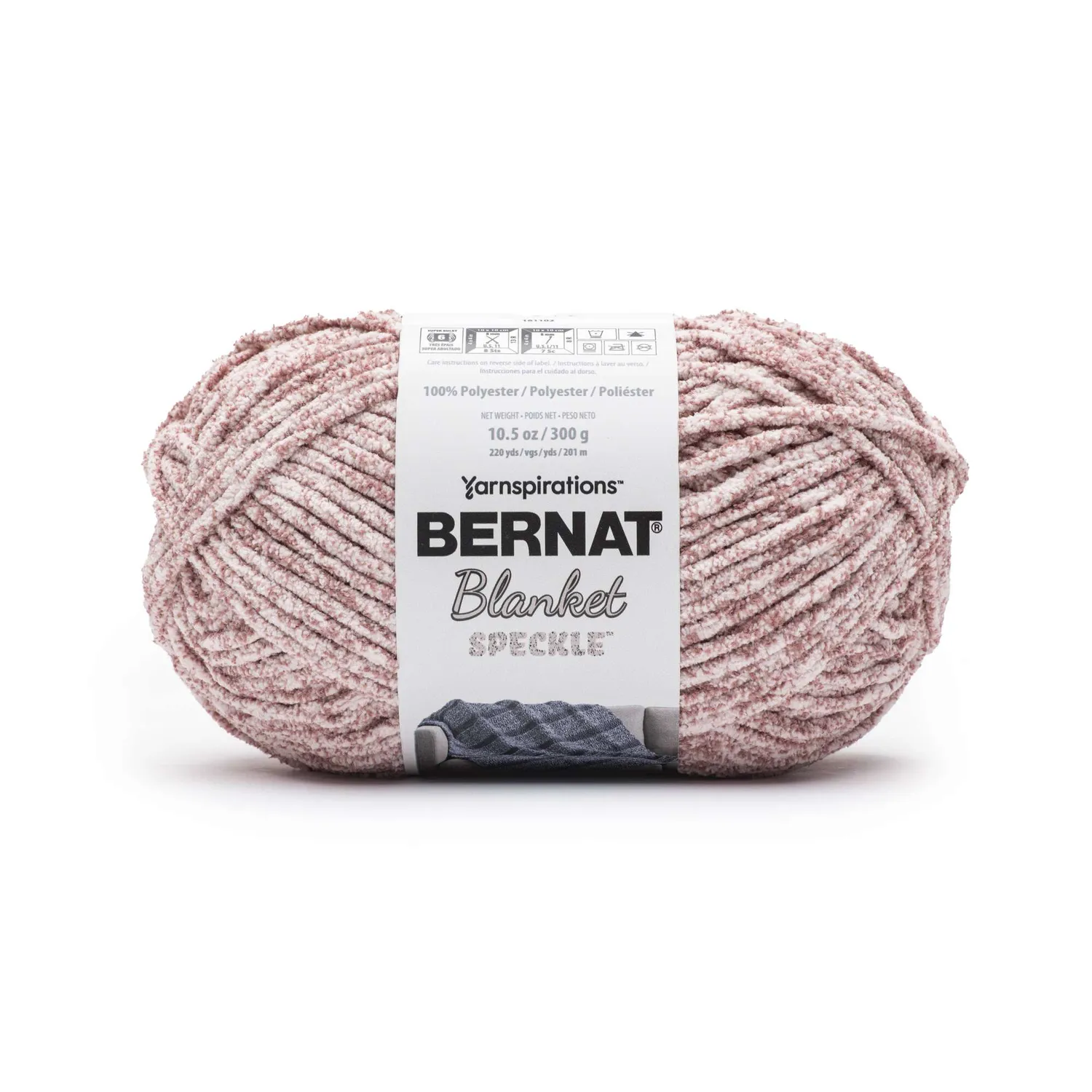 Bernat Blanket Speckle Chenillegarn 300g gesprenkelt
