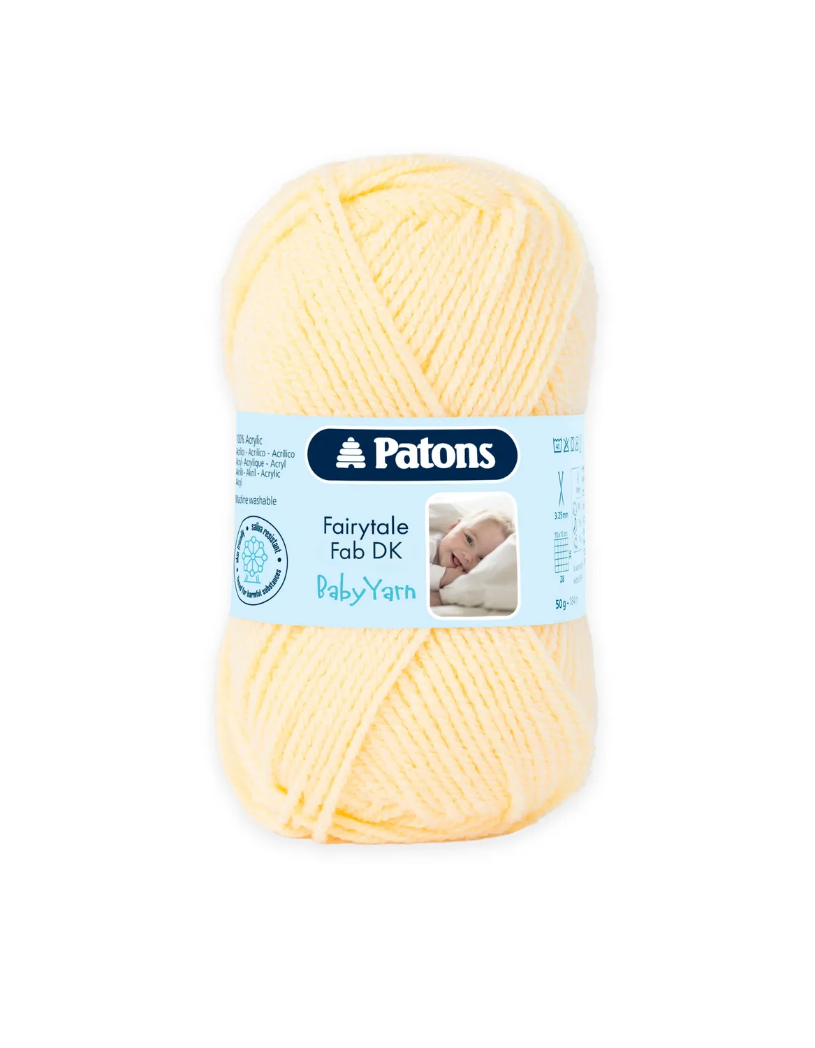 Patons Fairytale Fab DK Babywolle 50g pastell