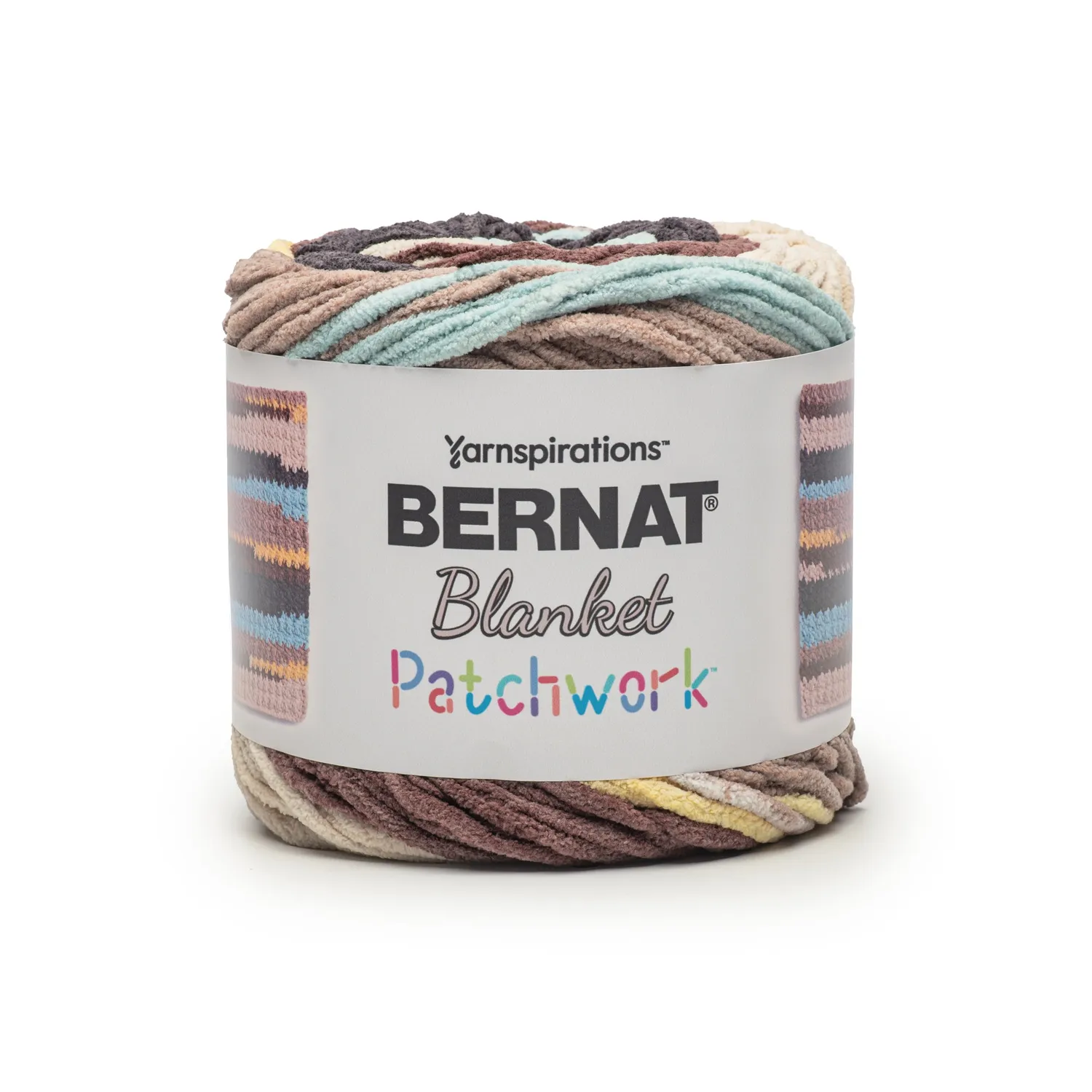 Bernat Blanket Patchwork Garn 300g Chenille Decken