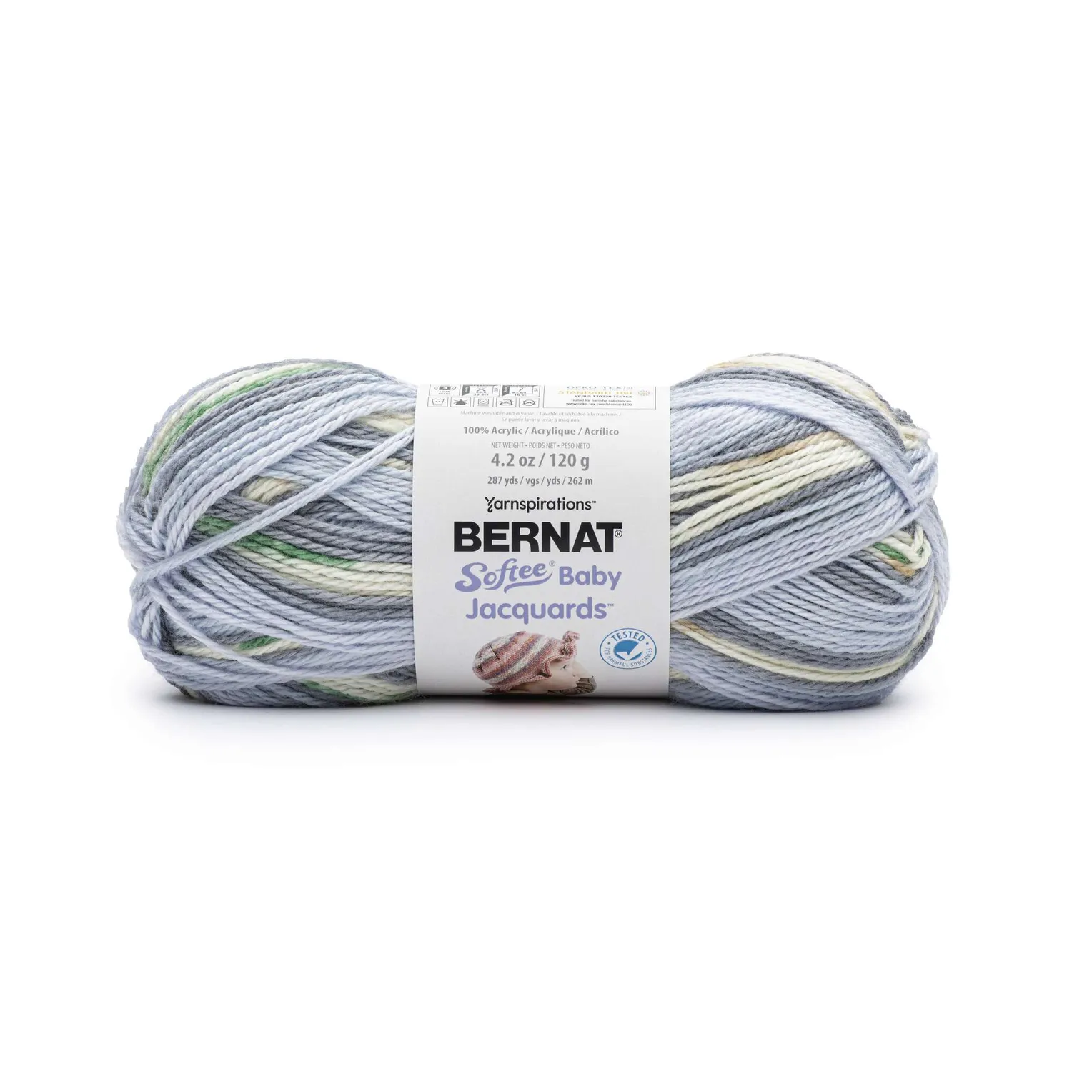 Bernat Softee Baby Jacquards Babywolle Selbstmusternd