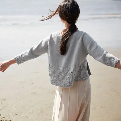 Rosy Green Wool Caresse Cardigan Strickanleitung Lace-Zopf