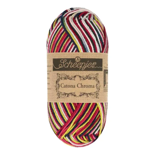 Scheepjes Catona Chroma 026 Hibiscus Garn 50g Baumwolle