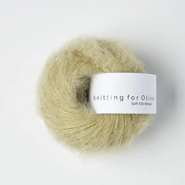 Knitting for Olive Soft Silk Mohair Mohairwolle Fennel Seed 25g