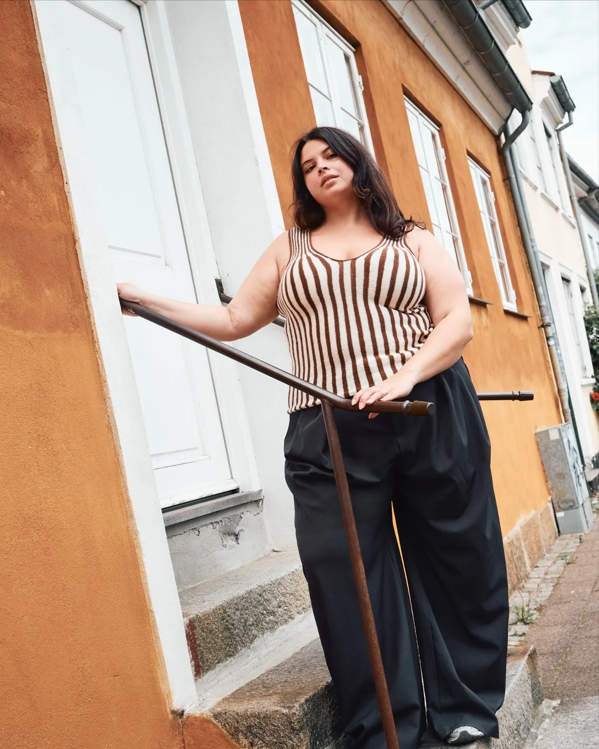Knitting for Olive Line Top Strickanleitung Damen Streifen