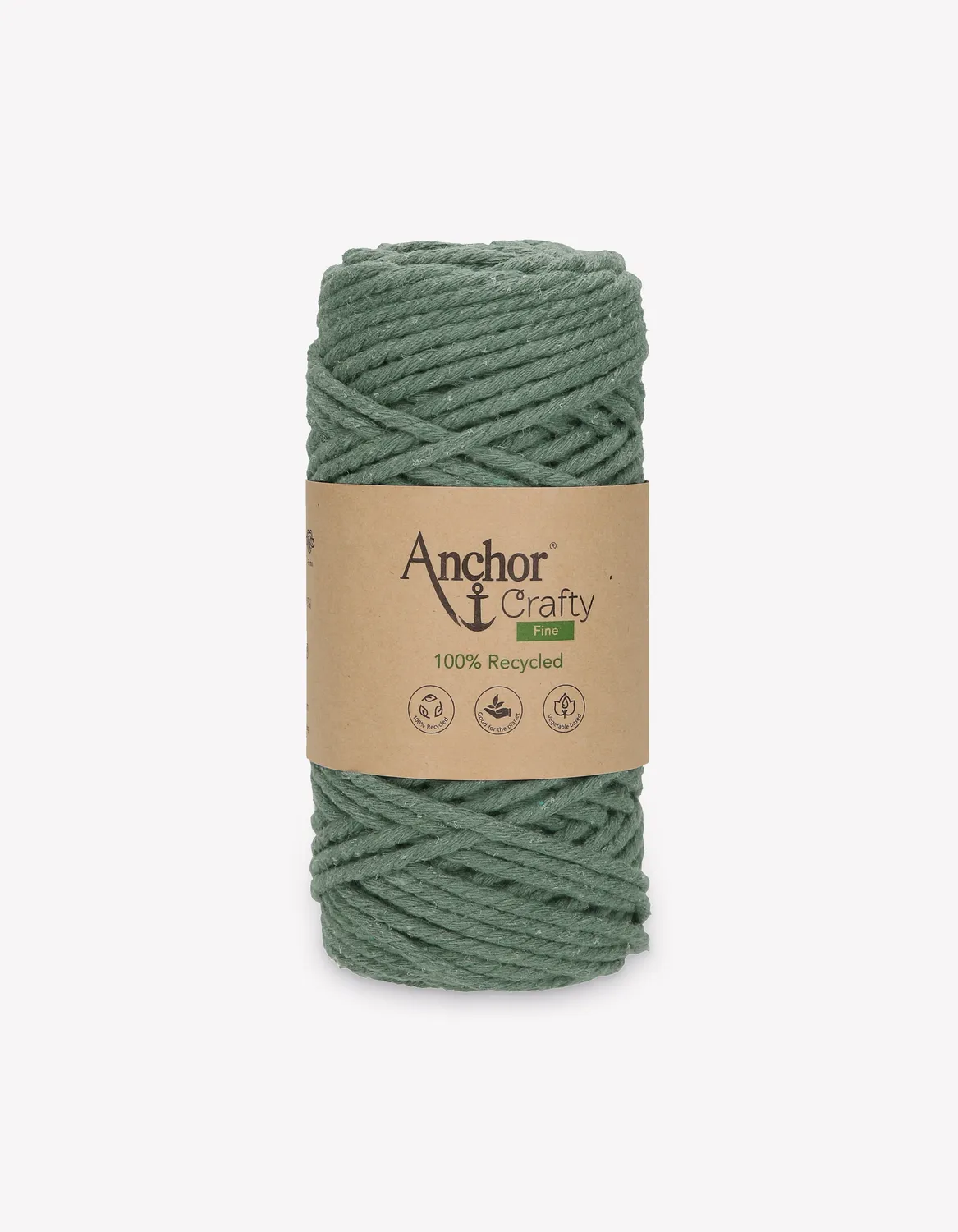 Anchor Crafty Fine Makrameegarn 250g 3mm recycelt