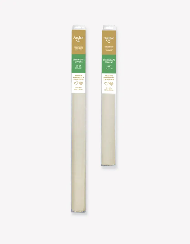 Anchor Evenweave Stickstoff Ecru Small 25 Count