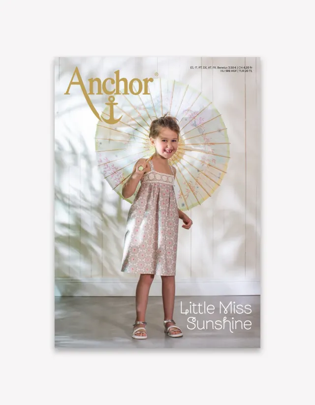 Anchor Little Miss Sunshine Häkelheft Babykleider