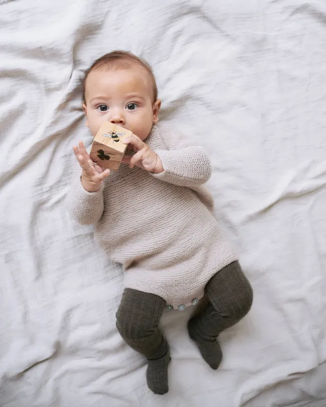 Knitting for Olive Garter Romper Strickanleitung Baby