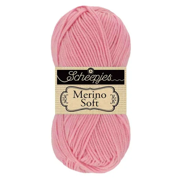 Scheepjes Merino Soft 632 Degas Strickwolle 50g rosa