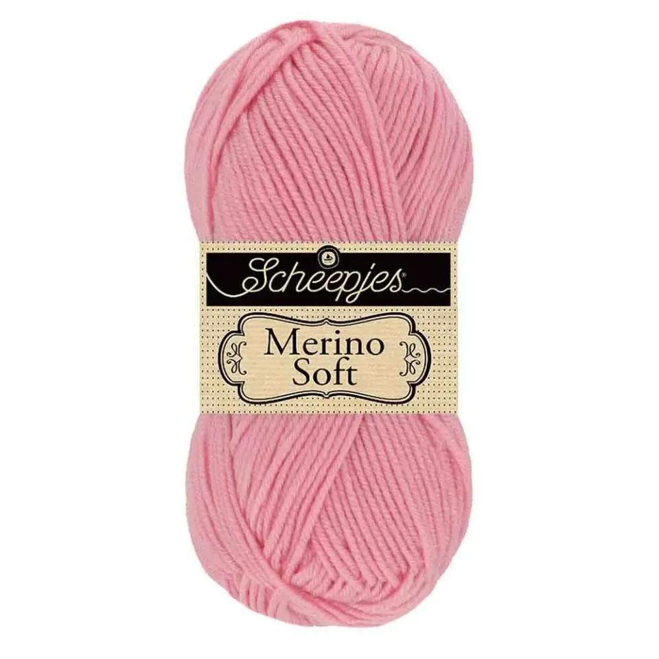 Scheepjes Merino Soft 632 Degas Strickwolle 50g rosa