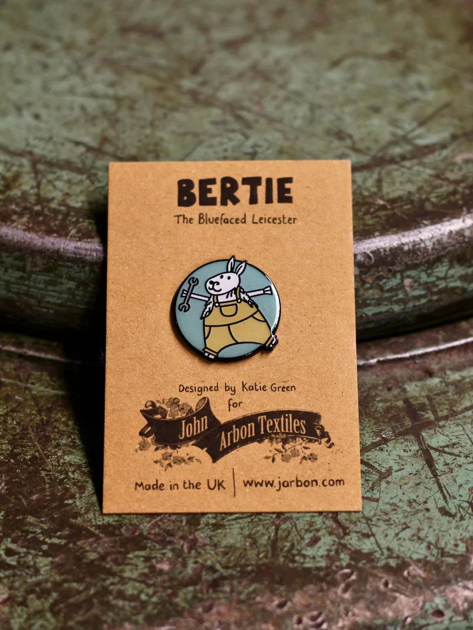John Arbon Bertie Edna Zadie Emaille-Pin Bertie