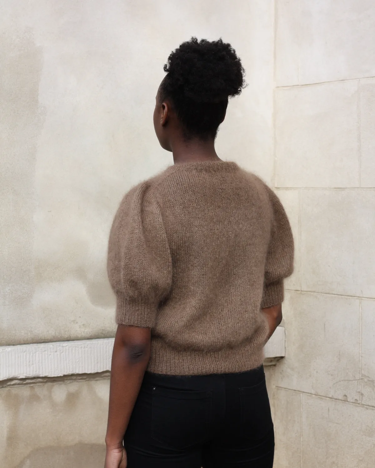 Knitting for Olive Puff Tee Strickanleitung deutsch Mohairshirt