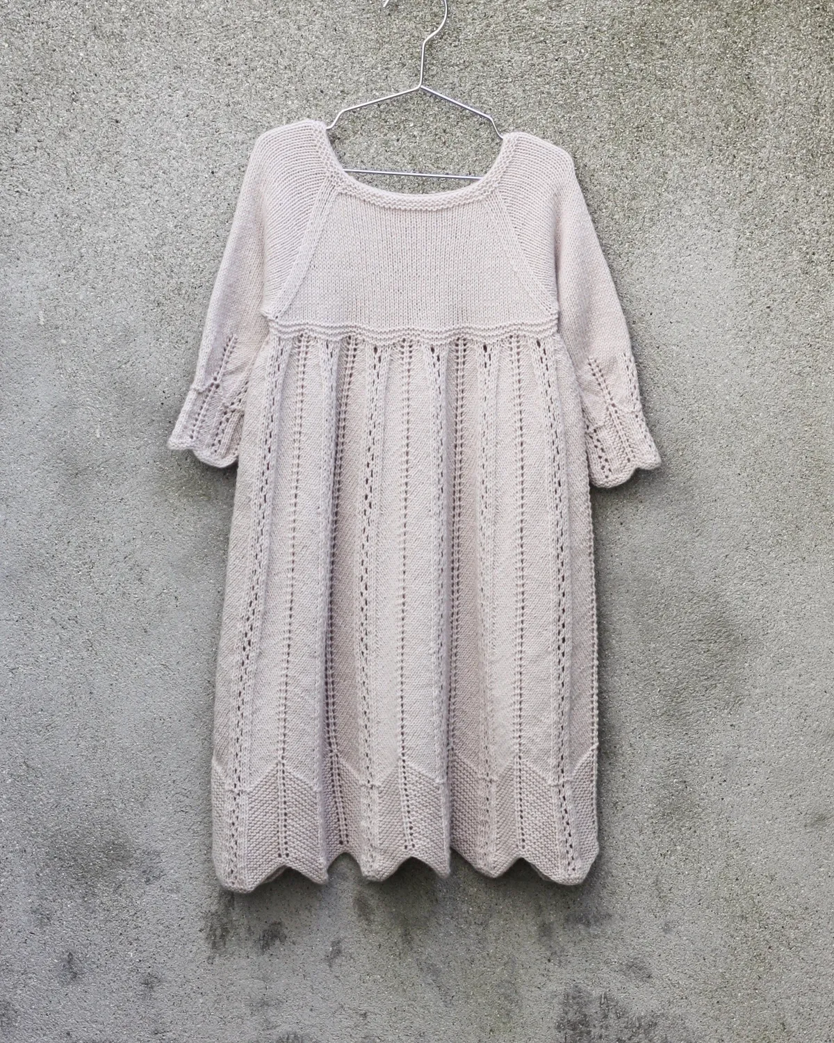 Knitting for Olive Mary Dress Strickanleitung Deutsch Spitze