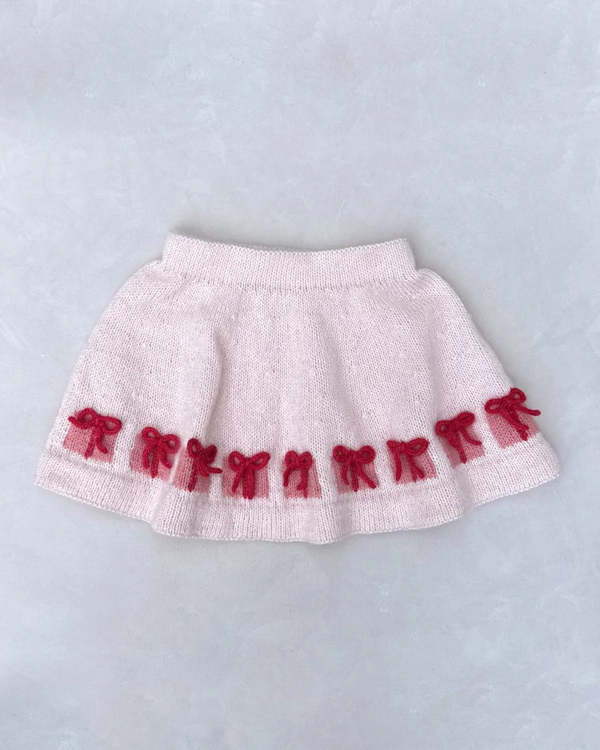 Knitting for Olive Christmas Morning Skirt Strickanleitung 2-8 Jahre