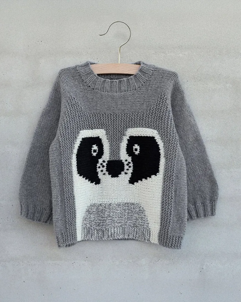 Knitting for Olive Olive's Racoon Strickanleitung 1-6J Intarsia