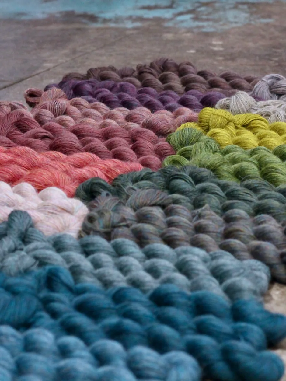 John Arbon Appledore Lace Strickwolle 50g Tweedy
