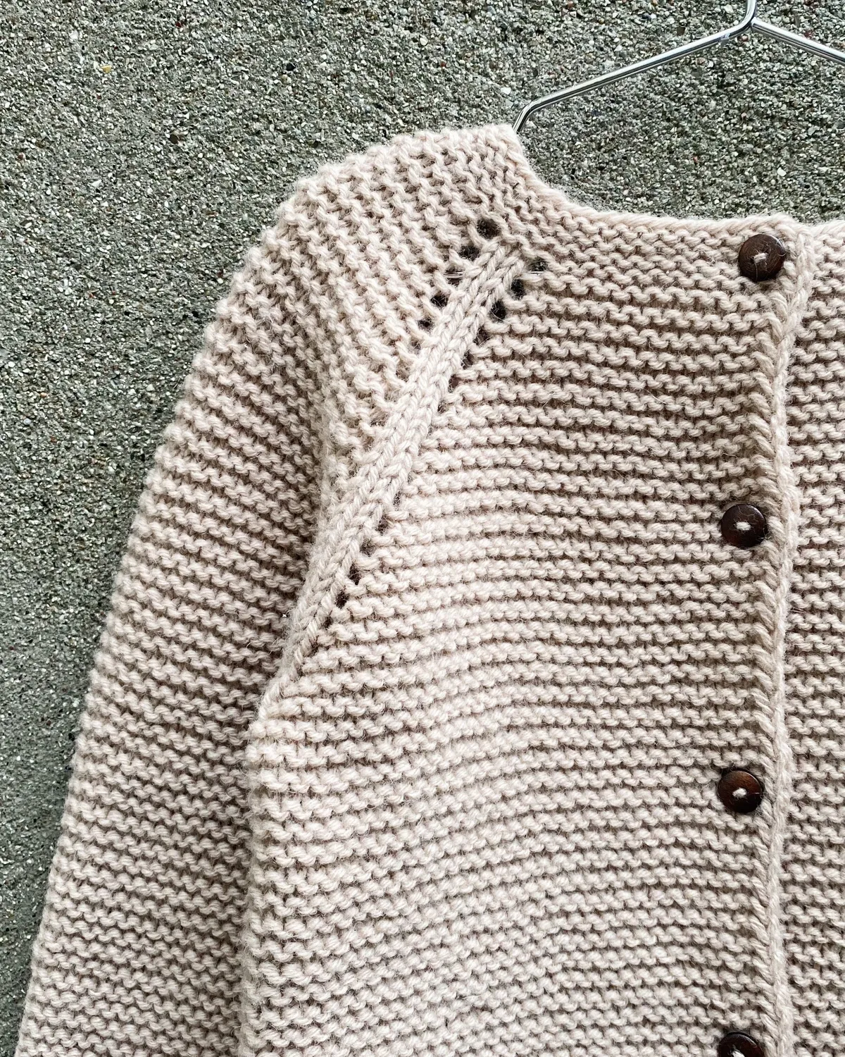 Knitting for Olive Garter Cardigan Strickanleitung Top-down