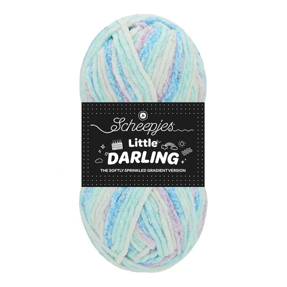 Scheepjes Little Darling Sprinkled Garn 03 Frost 50g Verlauf Rosa