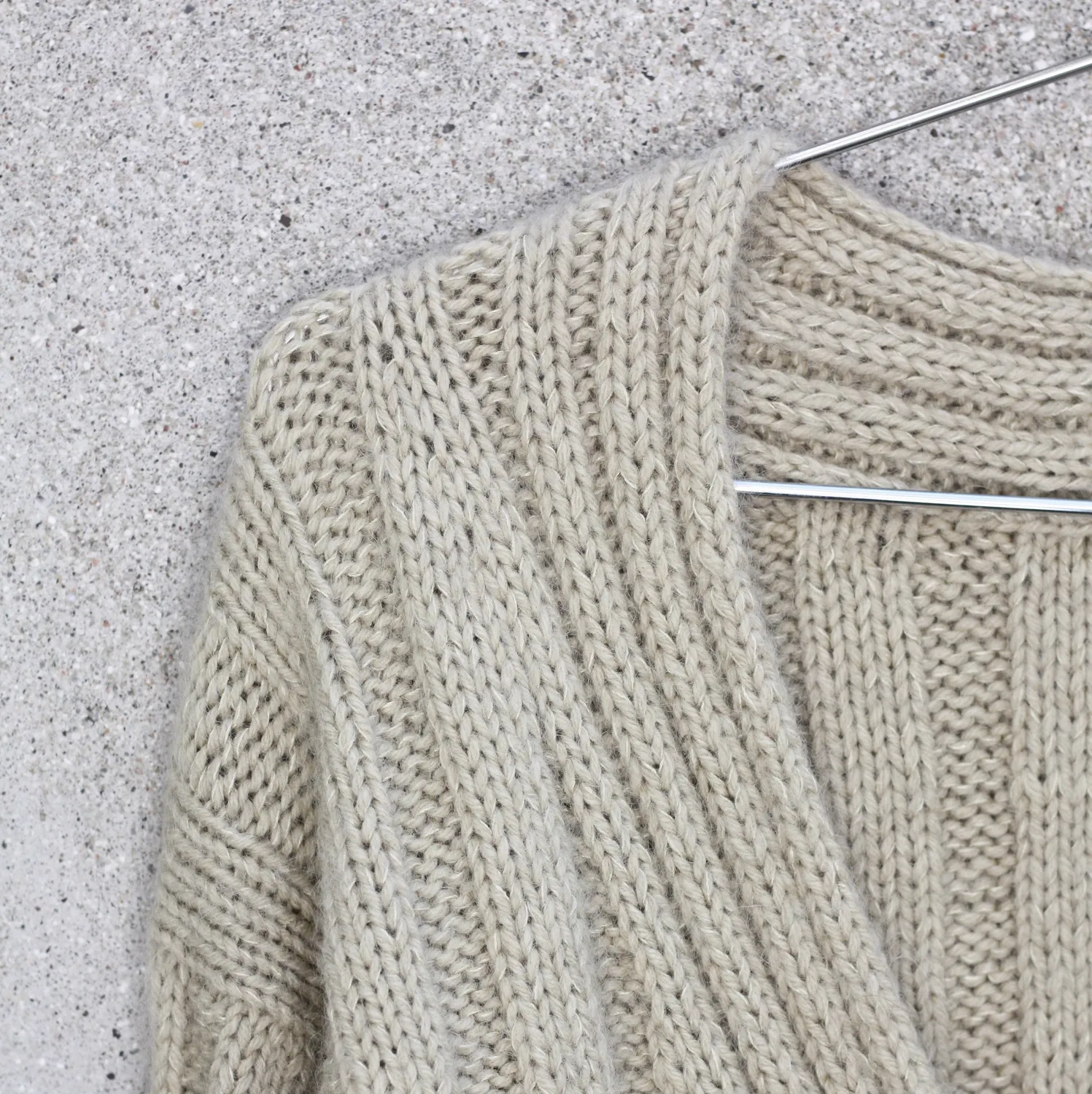 Knitting for Olive Fennel Sweater Strickanleitung Deutsch Oversize-Rippe