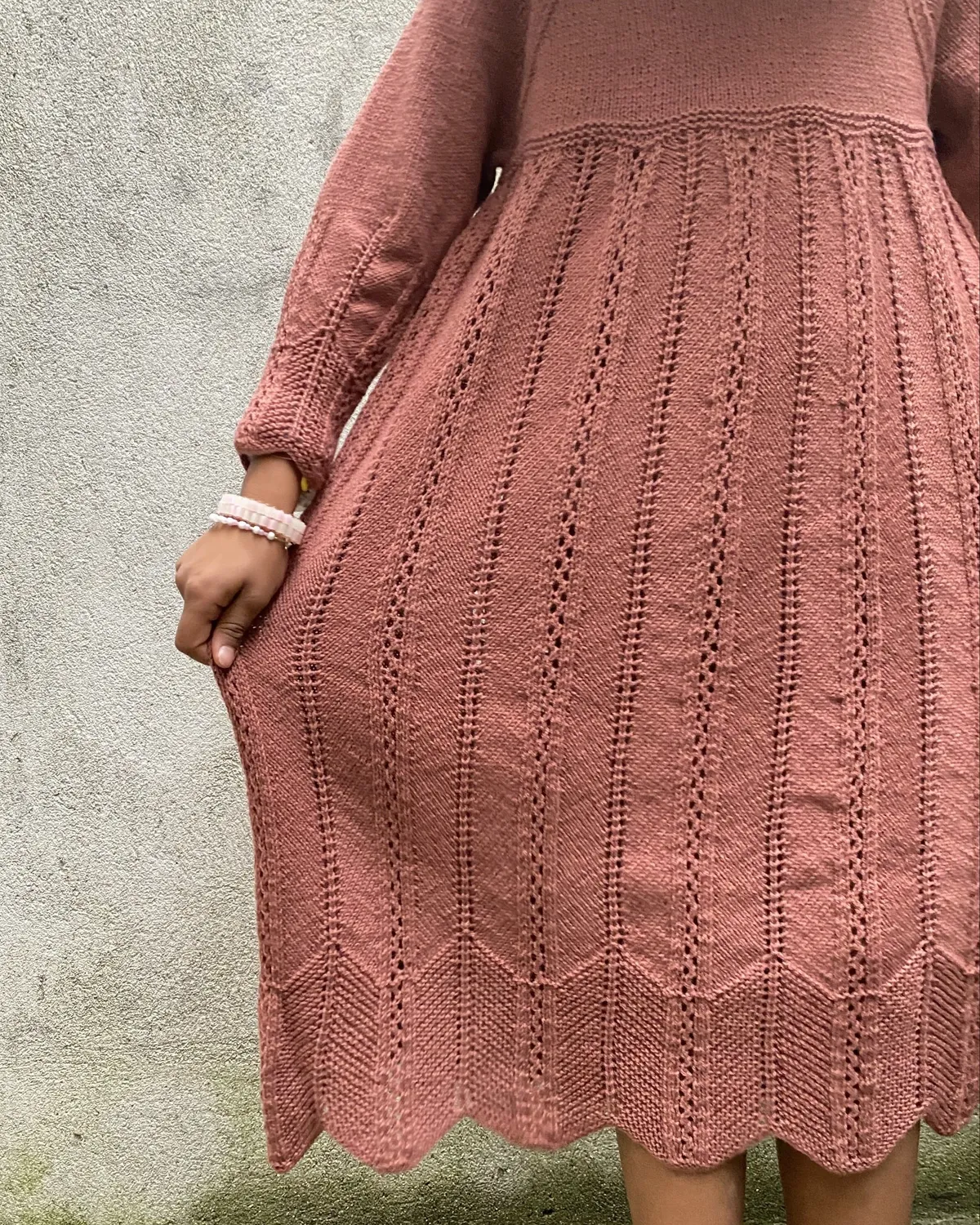 Knitting for Olive Mary Dress Strickanleitung Deutsch Spitze