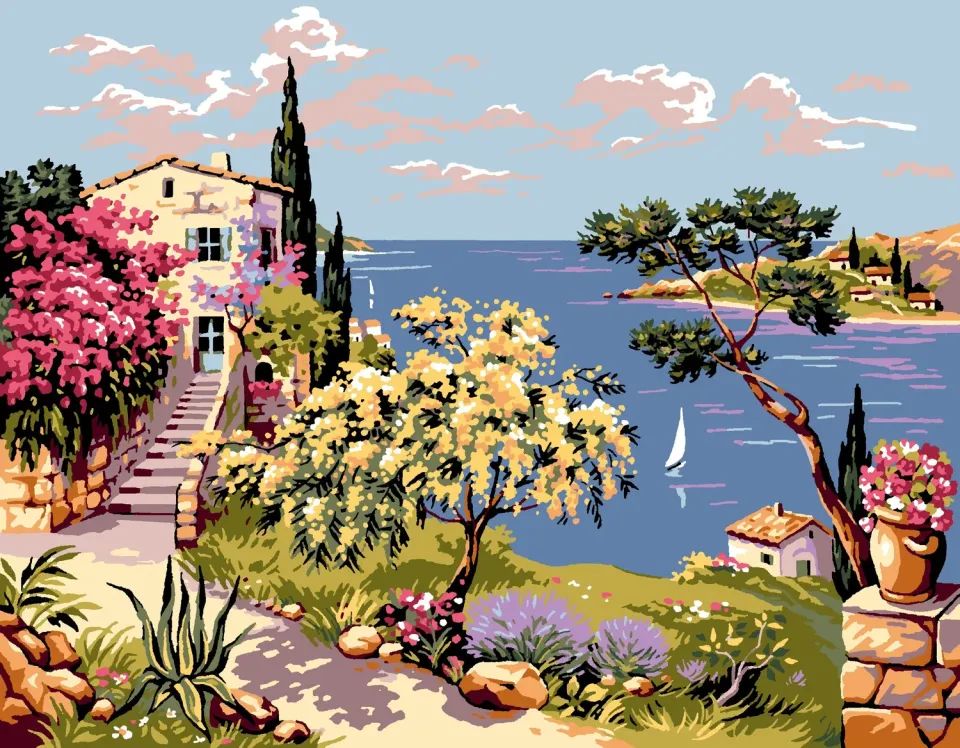 Anchor Royal Paris Panorama Stickcanvas 37x47,5cm Klippenhaus