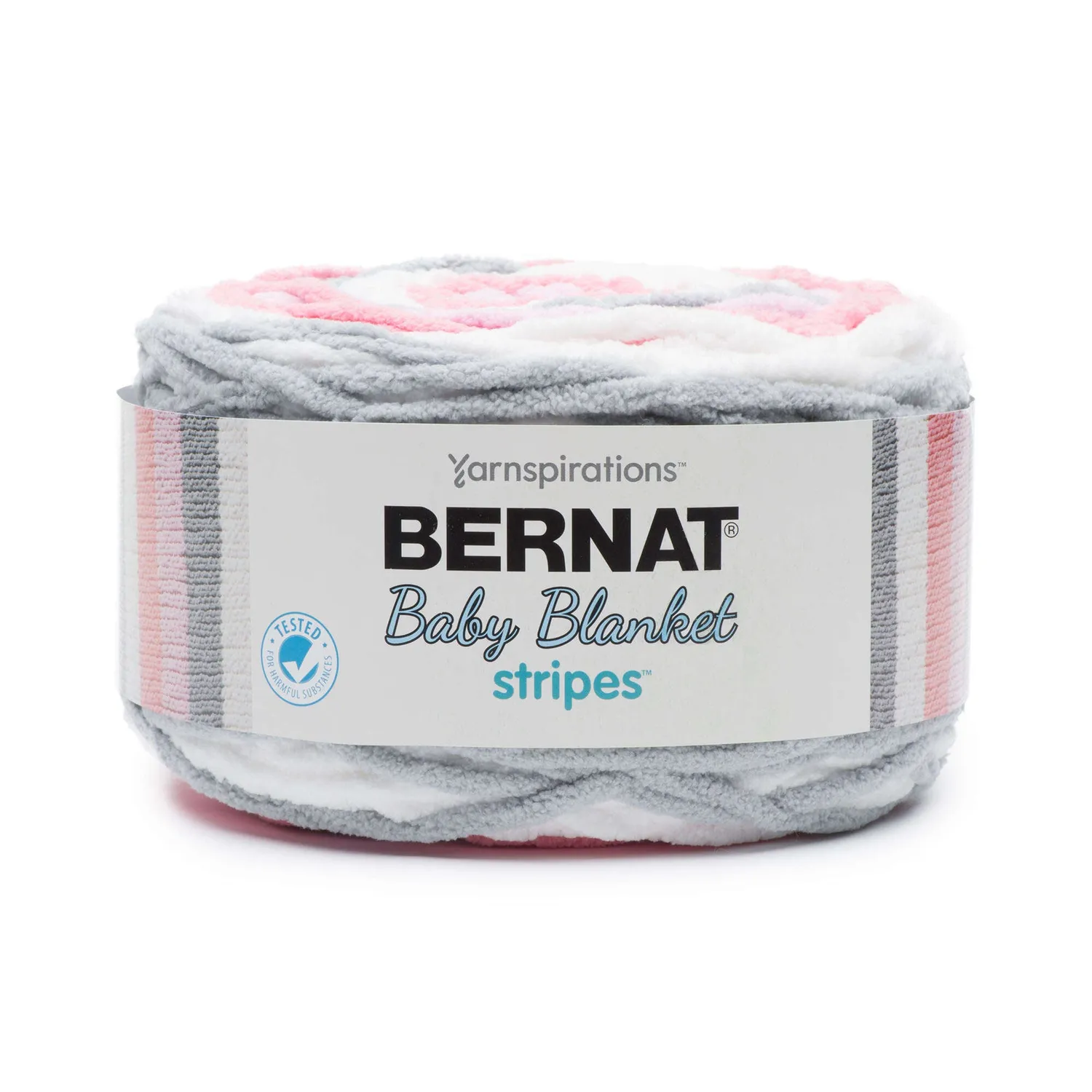 Bernat Baby Blanket Stripes Wolle Seaglass dick