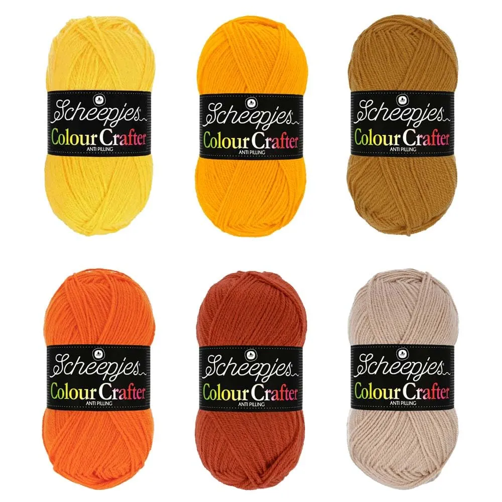 Scheepjes Colour Crafter Set 6x50g Die Veluwe Grün