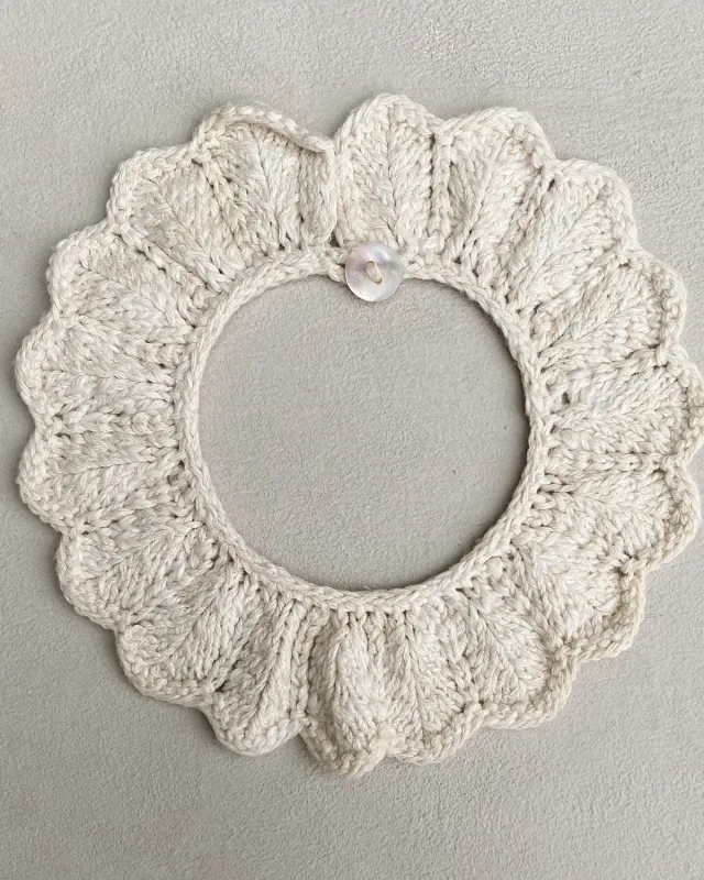 Knitting for Olive Star Collar Strickanleitung Kragen Deutsch