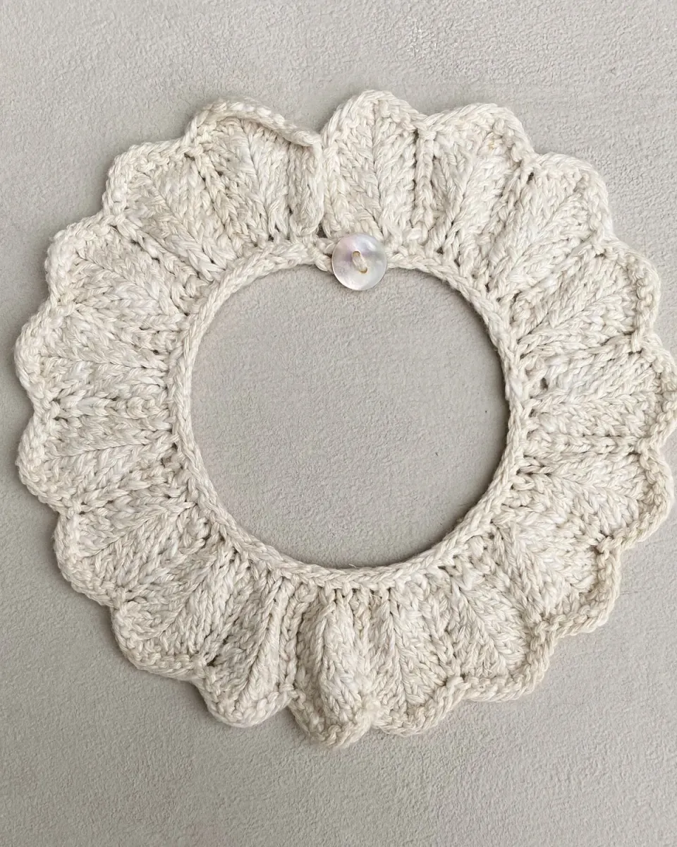 Knitting for Olive Star Collar Strickanleitung Kragen Deutsch