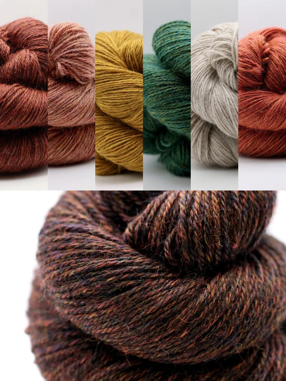 John Arbon Yarnadelic Kintra Pullover Strickset Sunset