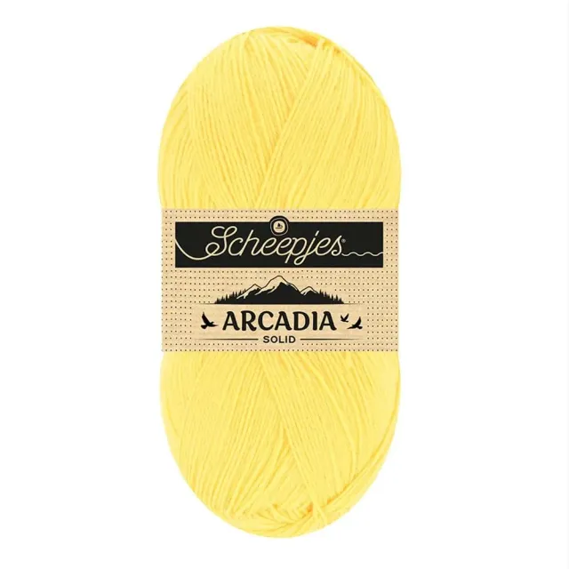 Scheepjes Arcadia Solid Sockenwolle 100g Sunflower