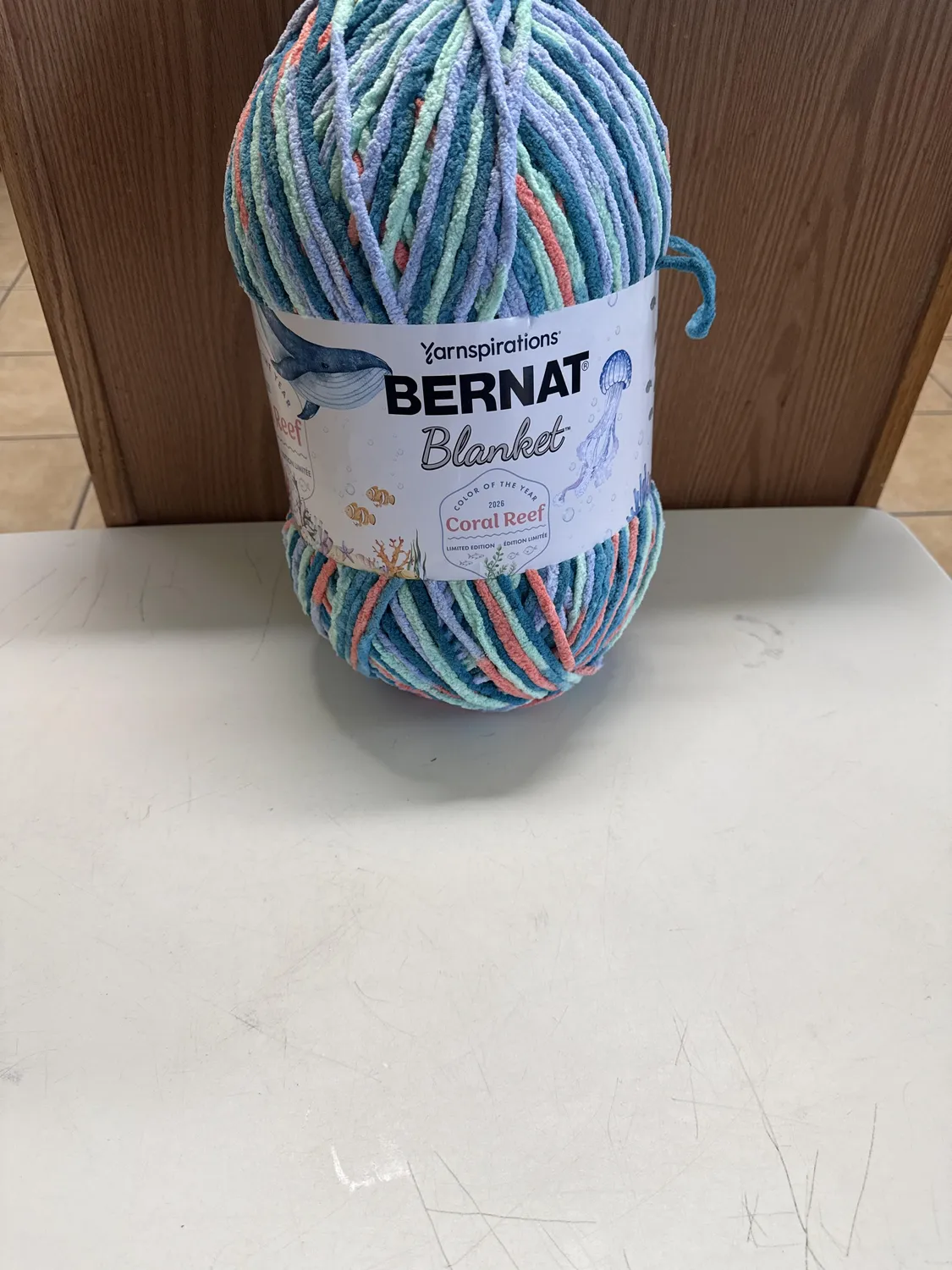 Bernat Blanket 2026 Chenillegarn 1000g Coral Reef plüschig