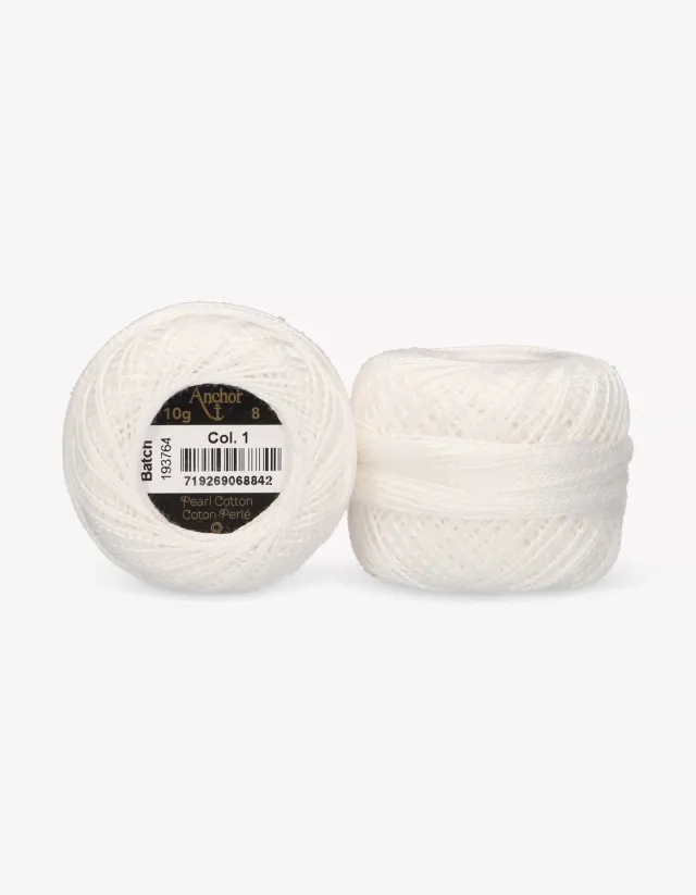 Anchor Pearl Cotton 8 Stickgarn Baumwolle mercerisiert Stärke 8
